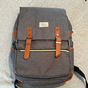 *NWOT* Modoker Vintage Laptop Backpack with USB Charging Port